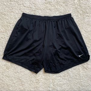 Nike Lined Athletic Shorts Black XL